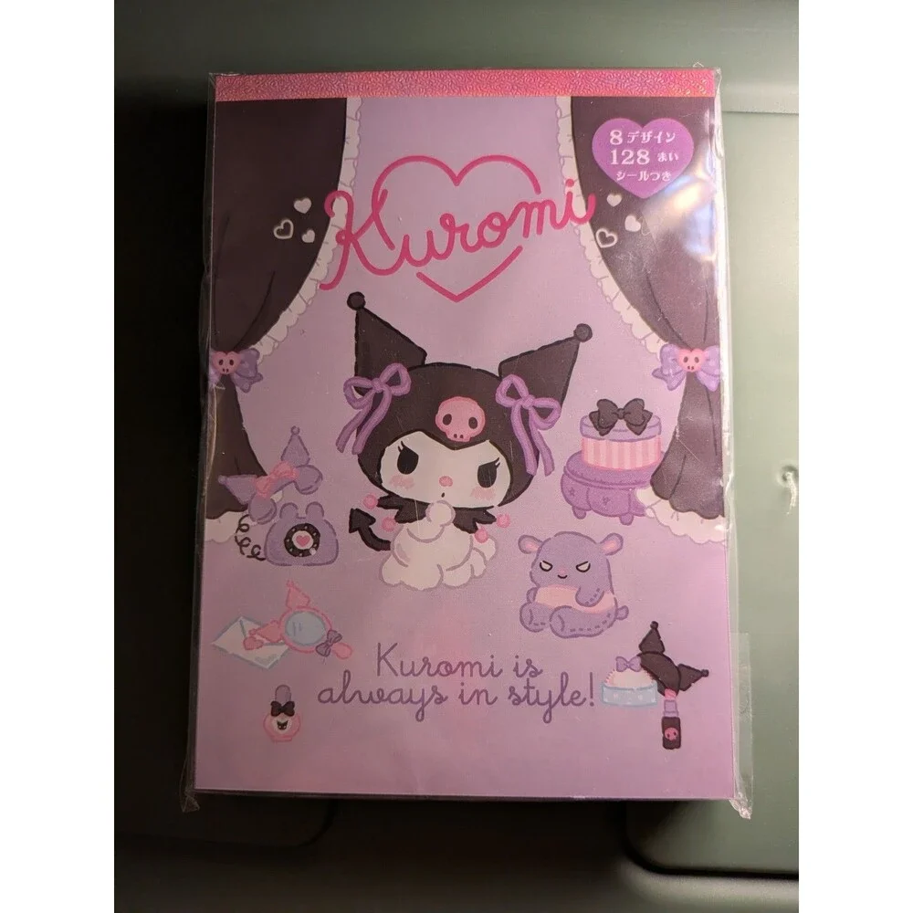 Sanrio Kuromi Stationery Set Bundle Kawaii Journaling Writing Supplies Lot